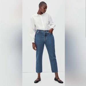 Everlane Curvy 90's Cheeky Straight Crop Jeans Size 25